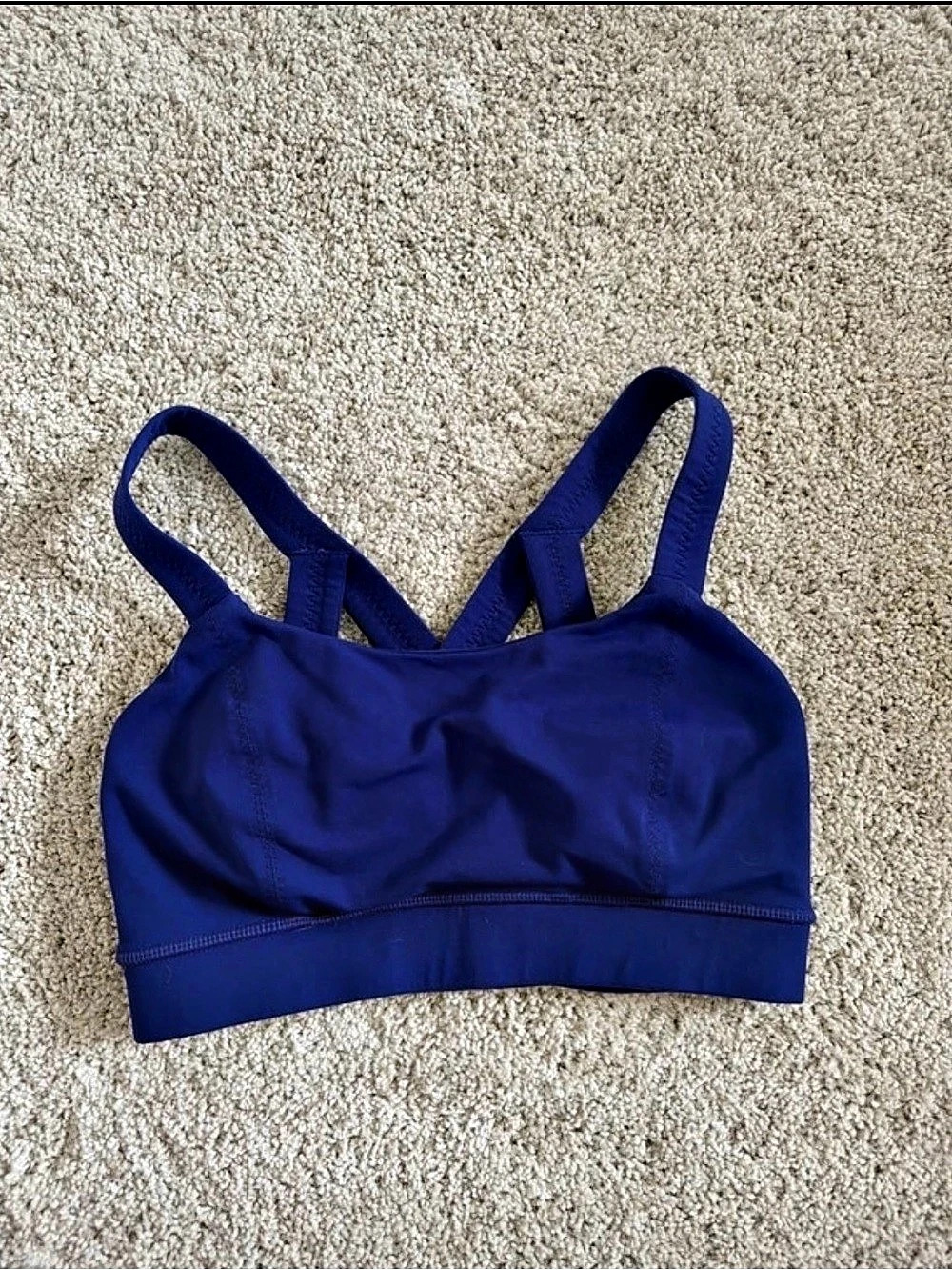 lululemon Energy Bra Blue Sports Bra